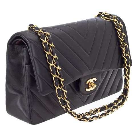 chanel flap chevron|authentic Chanel double flap bag.